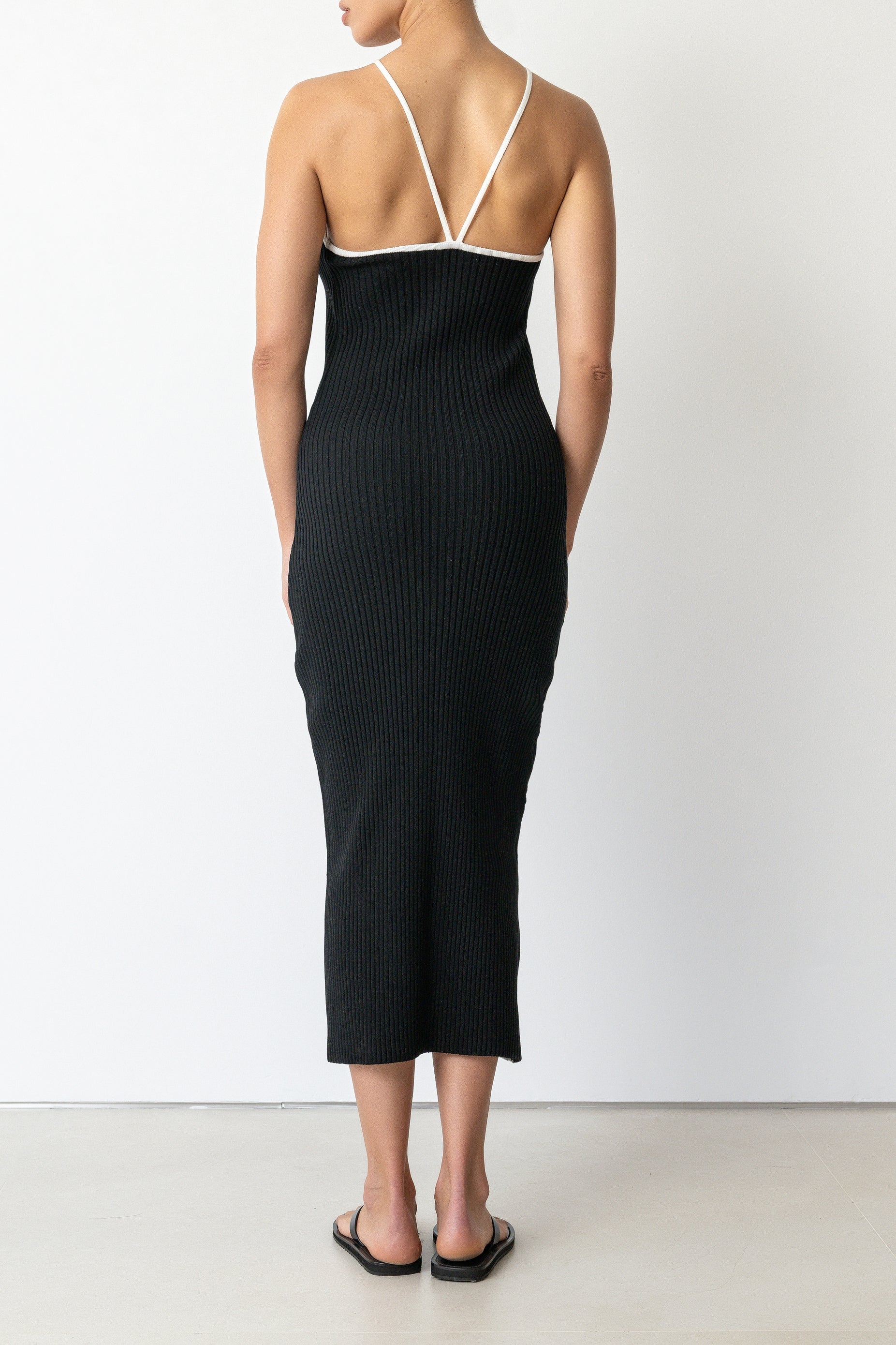 Vestido Tricot Decote V PB