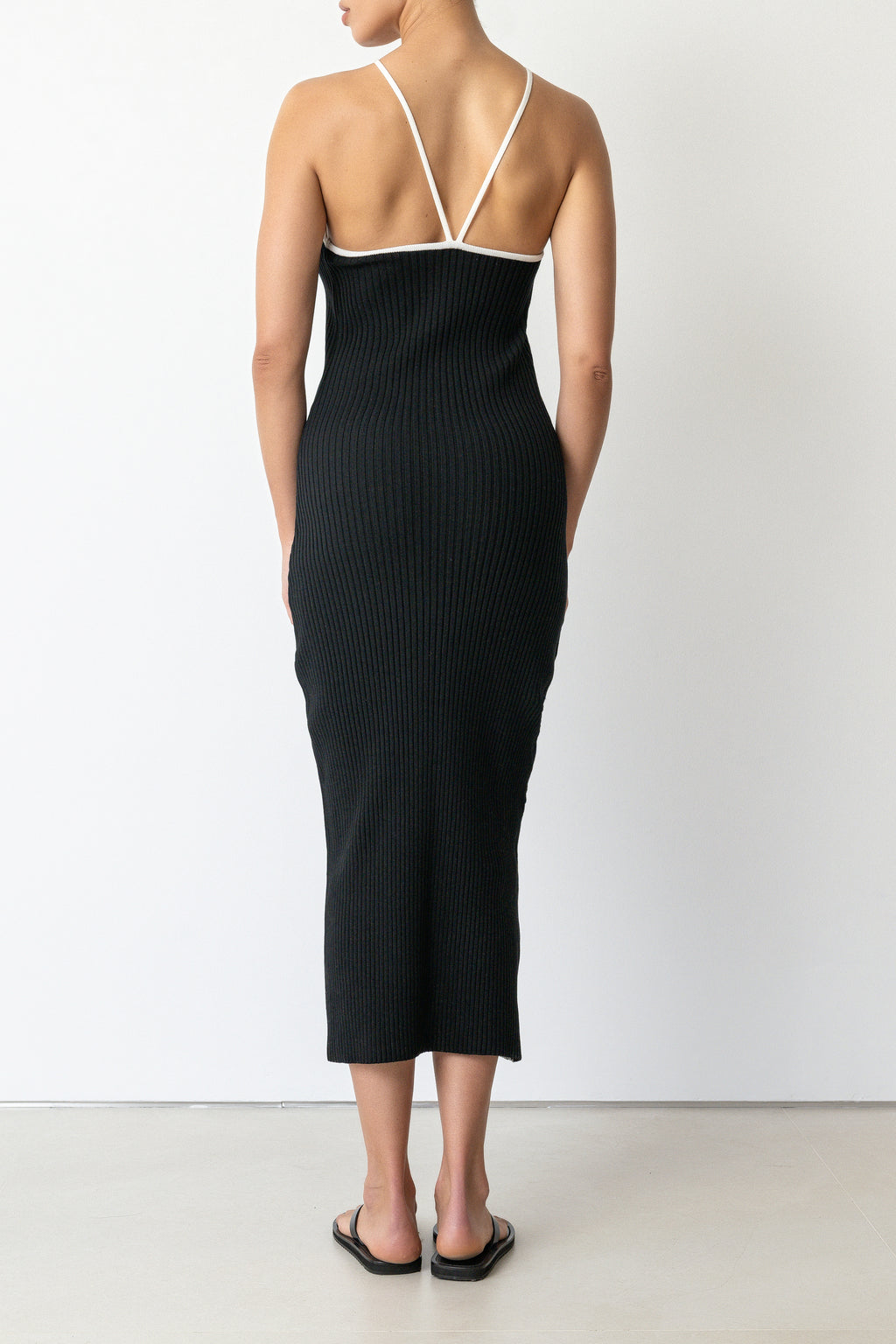 Vestido Tricot Decote V PB